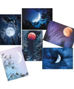 Korttivalikoima "Kuutamo", 6 kpl